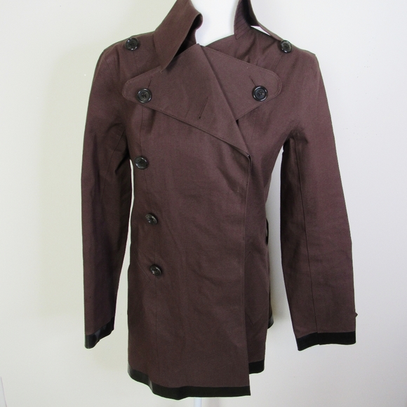 Burberry Jackets & Blazers - BURBERRY Double-breasted  Dark Brown Trench Coat 8